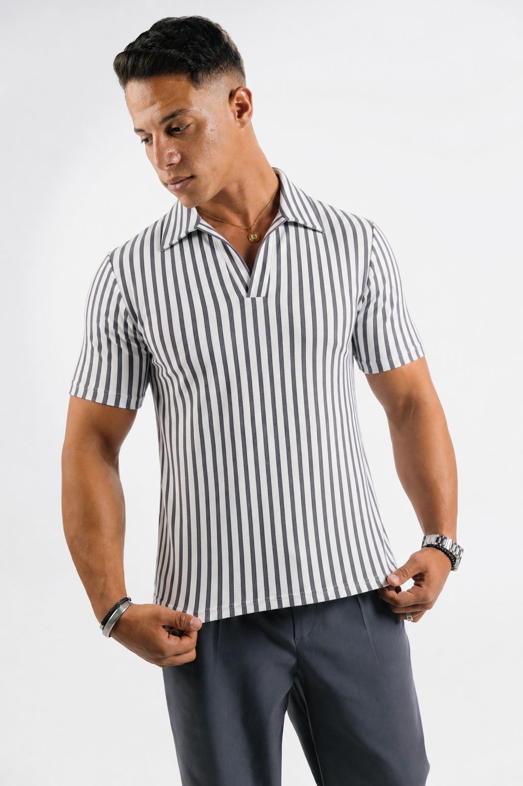 Striped Polo