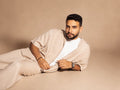 Men’s Beige Linen Set