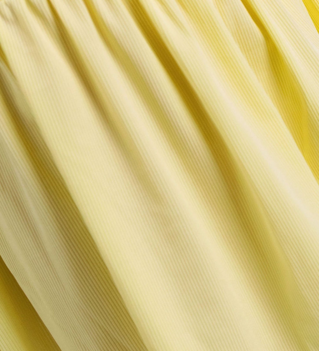 Butter yellow dress