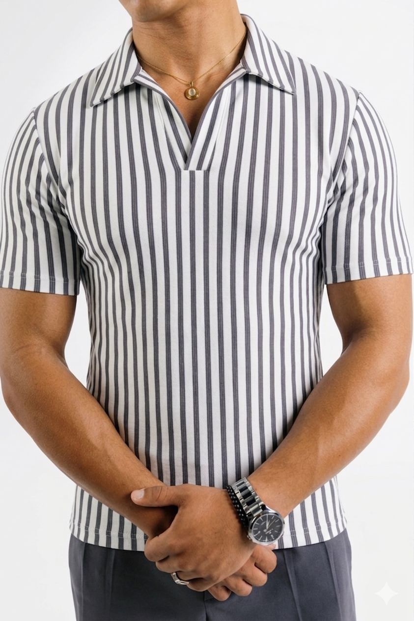Striped Polo